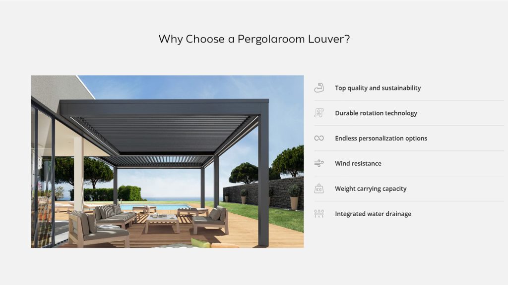 Pergola Room Motorized Louvered Roof Pergola Systems Sliding Glass