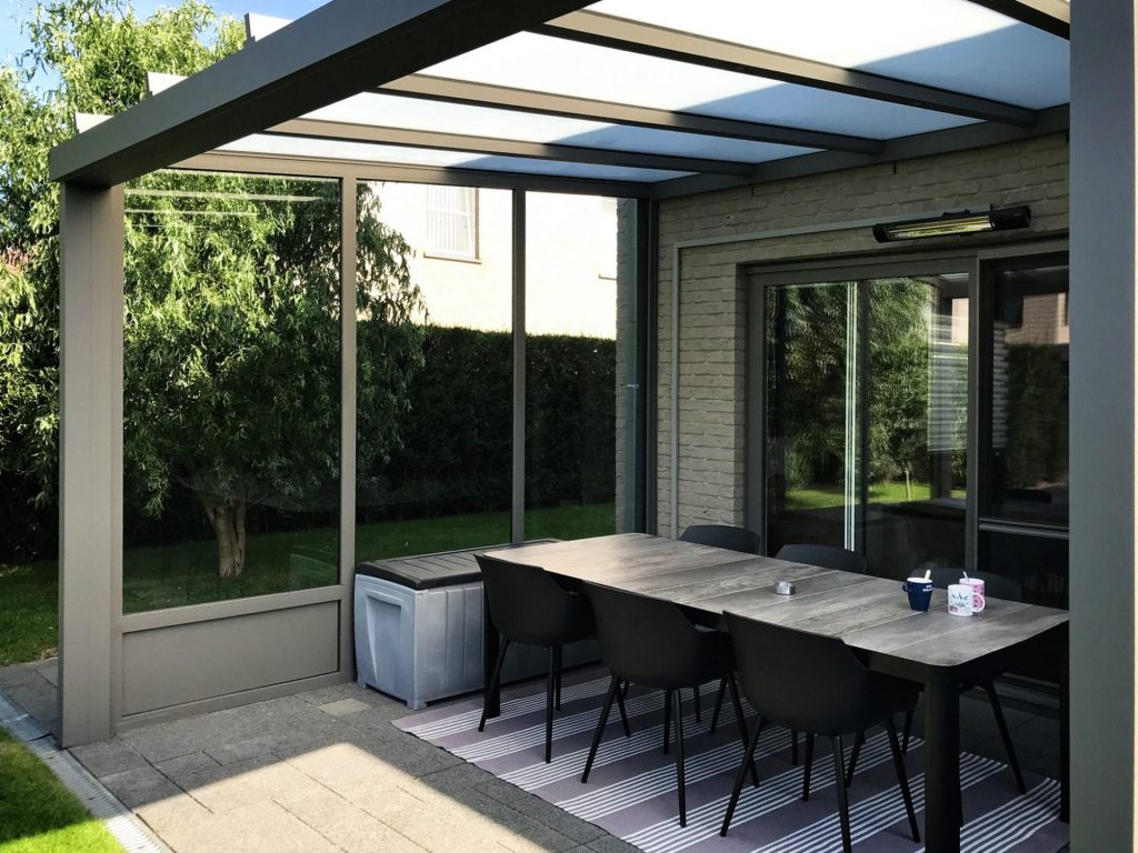 prime individual terrace roof glass system sunrooms